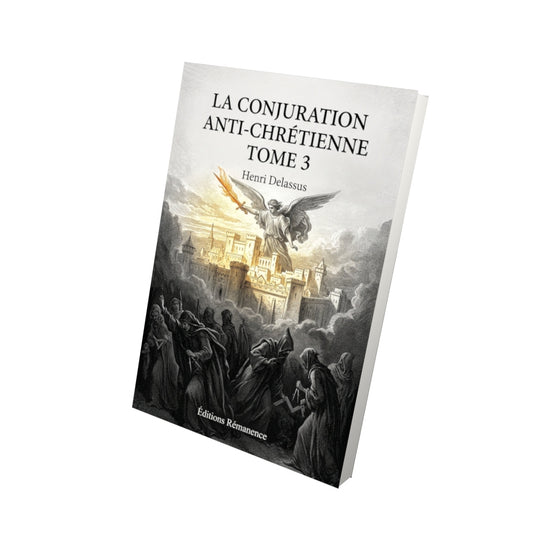 Livre La conjuration anti-chrétienne Tome 3 - Henri Delassus - Vue 3D - Editions Remanence