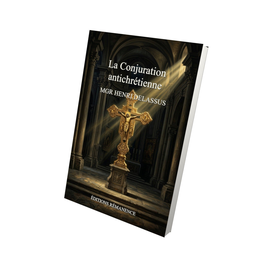Livre La Conjuration antichrétienne - Mgr Henri Delassus - Vue 3D - Editions Remanence