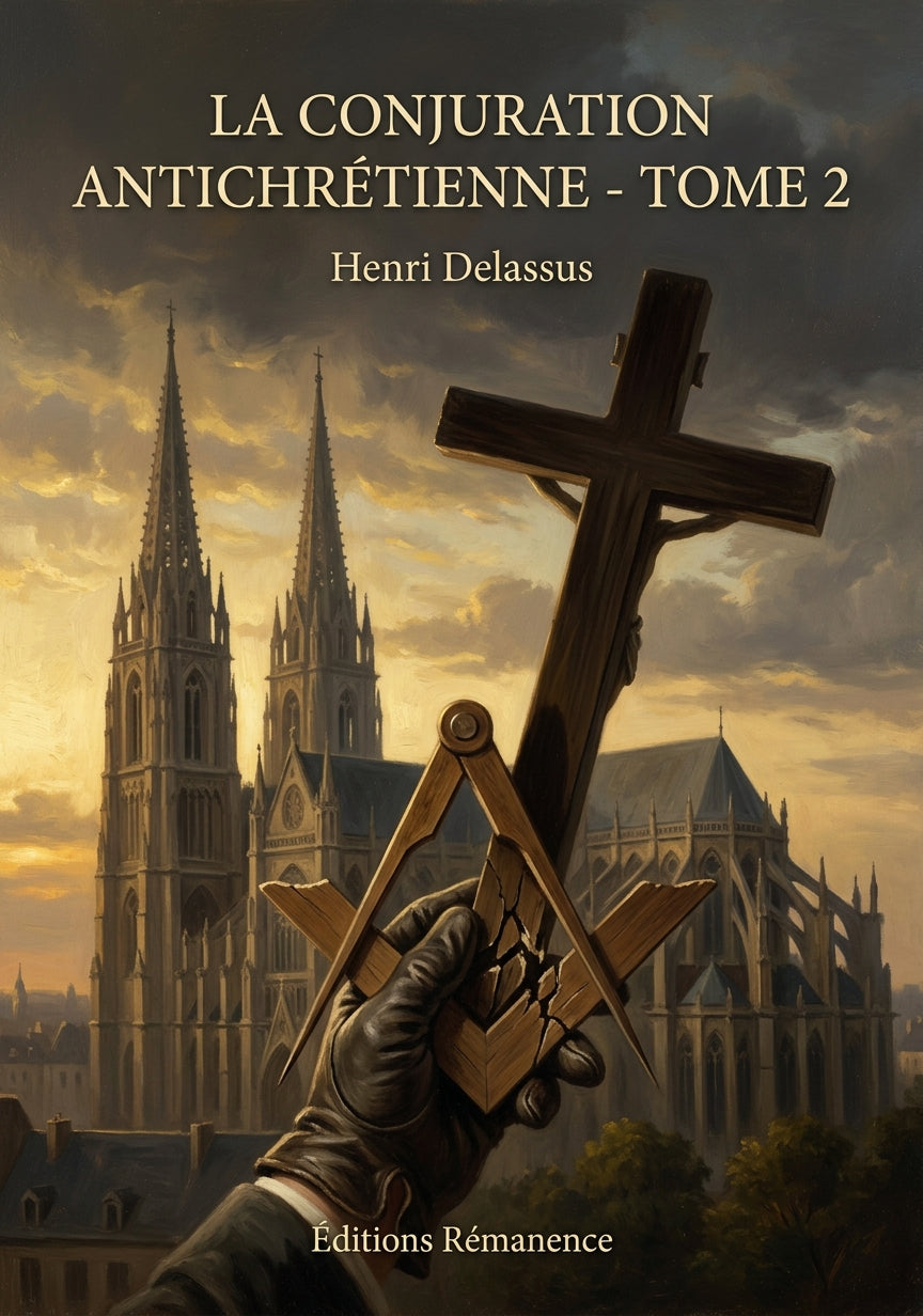 Livre La Conjuration antichrétienne - Tome 2 par Henri Delassus - Couverture - Editions Remanence