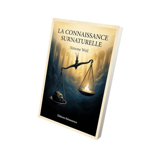 Livre La Connaissance surnaturelle par Simone Weil - Vue 3D - Editions Remanence