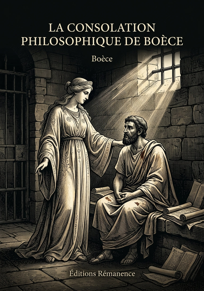 Livre La Consolation philosophique de Boèce par Boèce - Couverture - Editions Remanence
