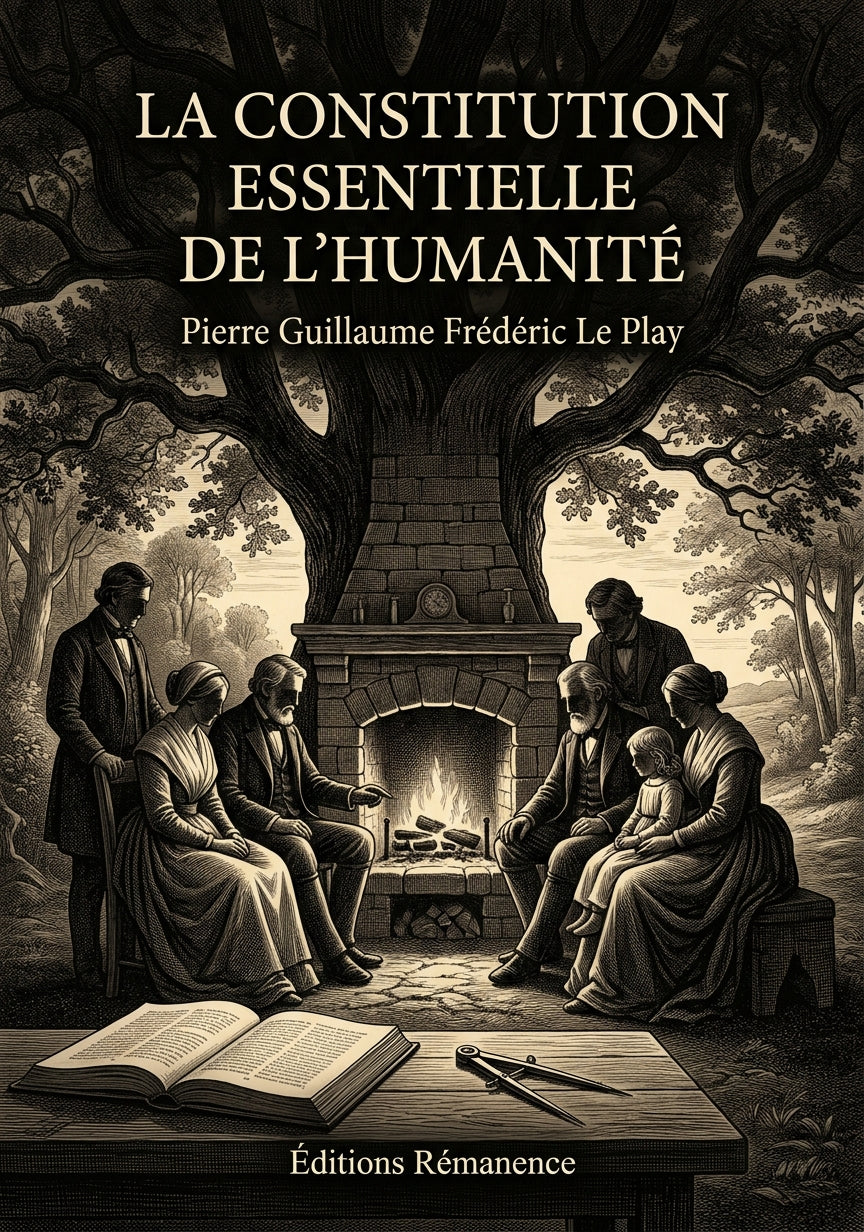 Livre La constitution essentielle de l’humanité par Pierre Guillaume Frédéric Le Play - Couverture - Editions Remanence
