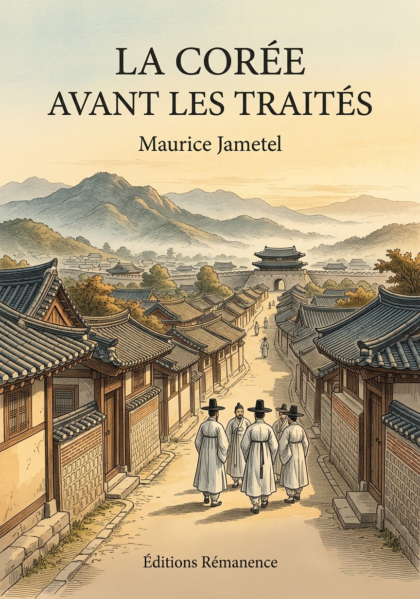 Livre La Corée avant les traités par Maurice Jametel - Couverture - Editions Remanence