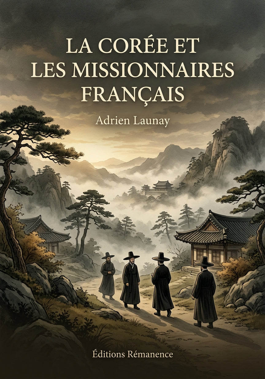 Livre La Corée et les Missionnaires français par Adrien Launay - Couverture - Editions Remanence