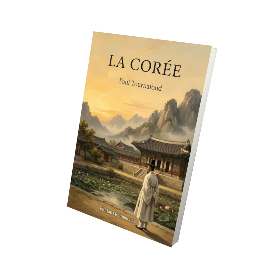 Livre La Corée par Paul Tournafond - Vue 3D - Editions Remanence