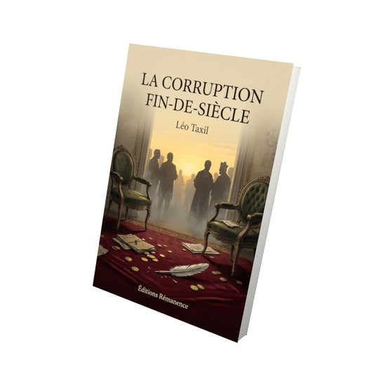Livre La corruption fin-de-siècle - Léo Taxil - Vue 3D - Editions Remanence