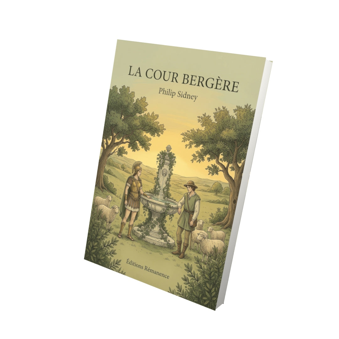 Livre La Cour bergère par Philip Sidney - Vue 3D - Editions Remanence