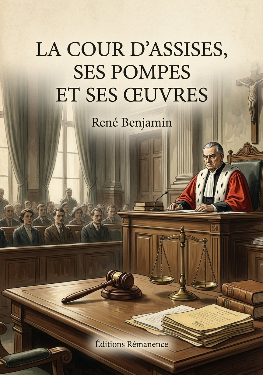 La Cour d'Assises, ses pompes et ses œuvres - René Benjamin (Couverture)