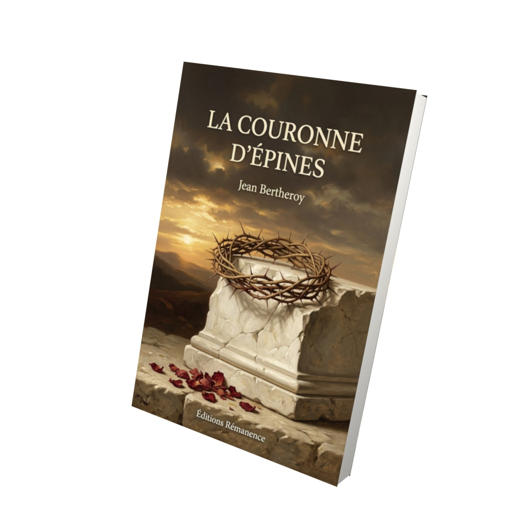 Livre La Couronne d’épines par Jean Bertheroy - Vue 3D - Editions Remanence
