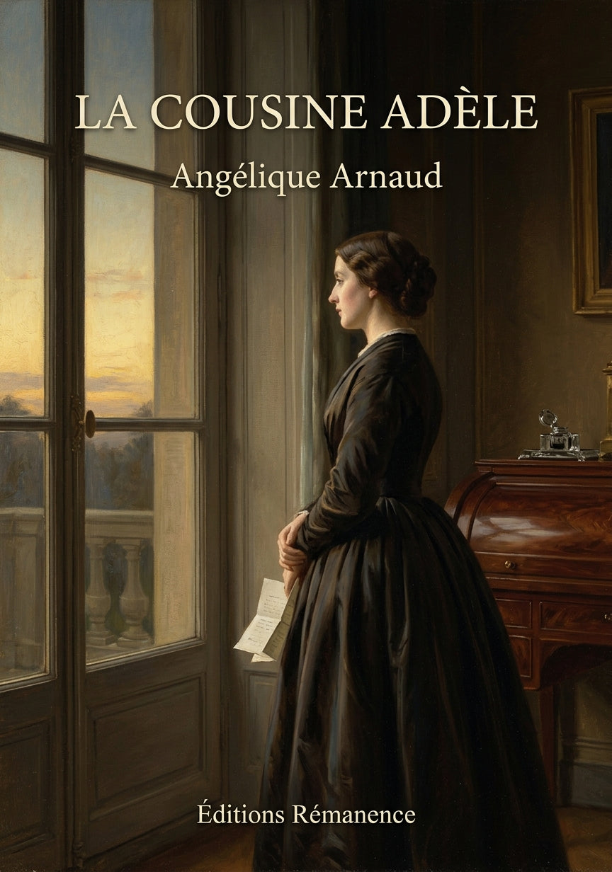 Livre La Cousine Adèle par Angélique Arnaud - Couverture - Editions Remanence