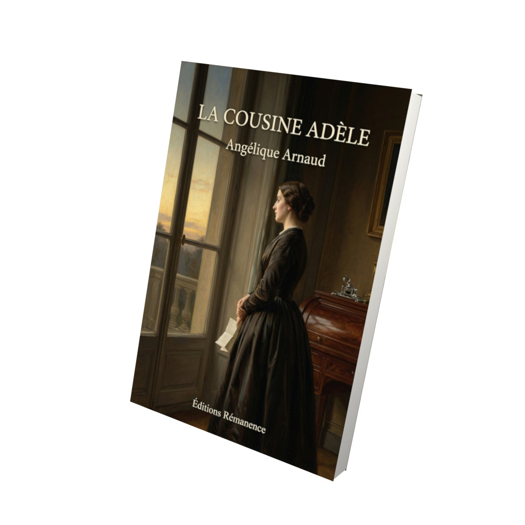 Livre La Cousine Adèle par Angélique Arnaud - Vue 3D - Editions Remanence