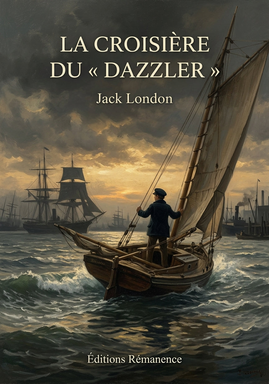 Livre La Croisière du « Dazzler » par Jack London - Couverture - Editions Remanence