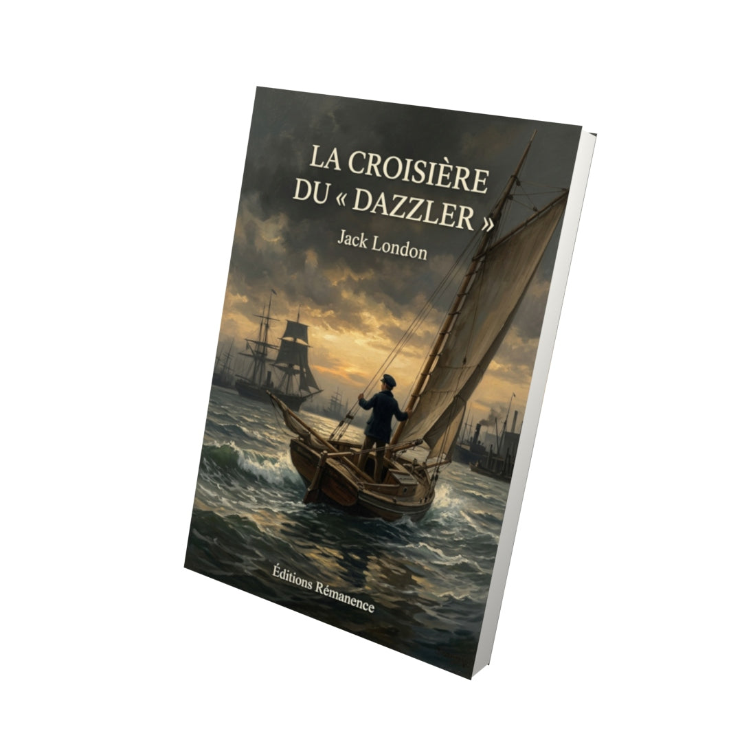 Livre La Croisière du « Dazzler » par Jack London - Vue 3D - Editions Remanence