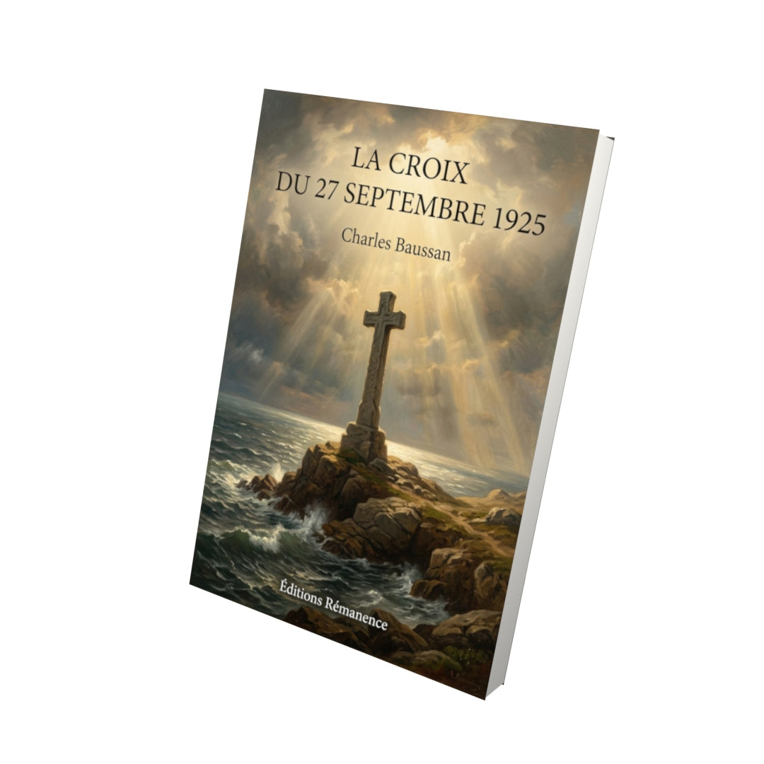 Livre La Croix du 27 septembre 1925 par Charles Baussan - Vue 3D - Editions Remanence