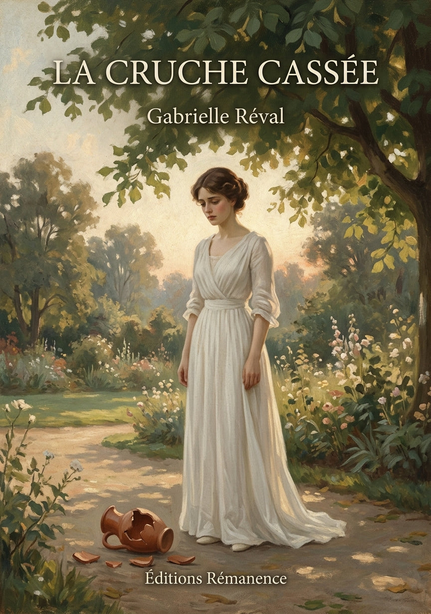 Livre La Cruche cassée par Gabrielle Réval - Couverture - Editions Remanence