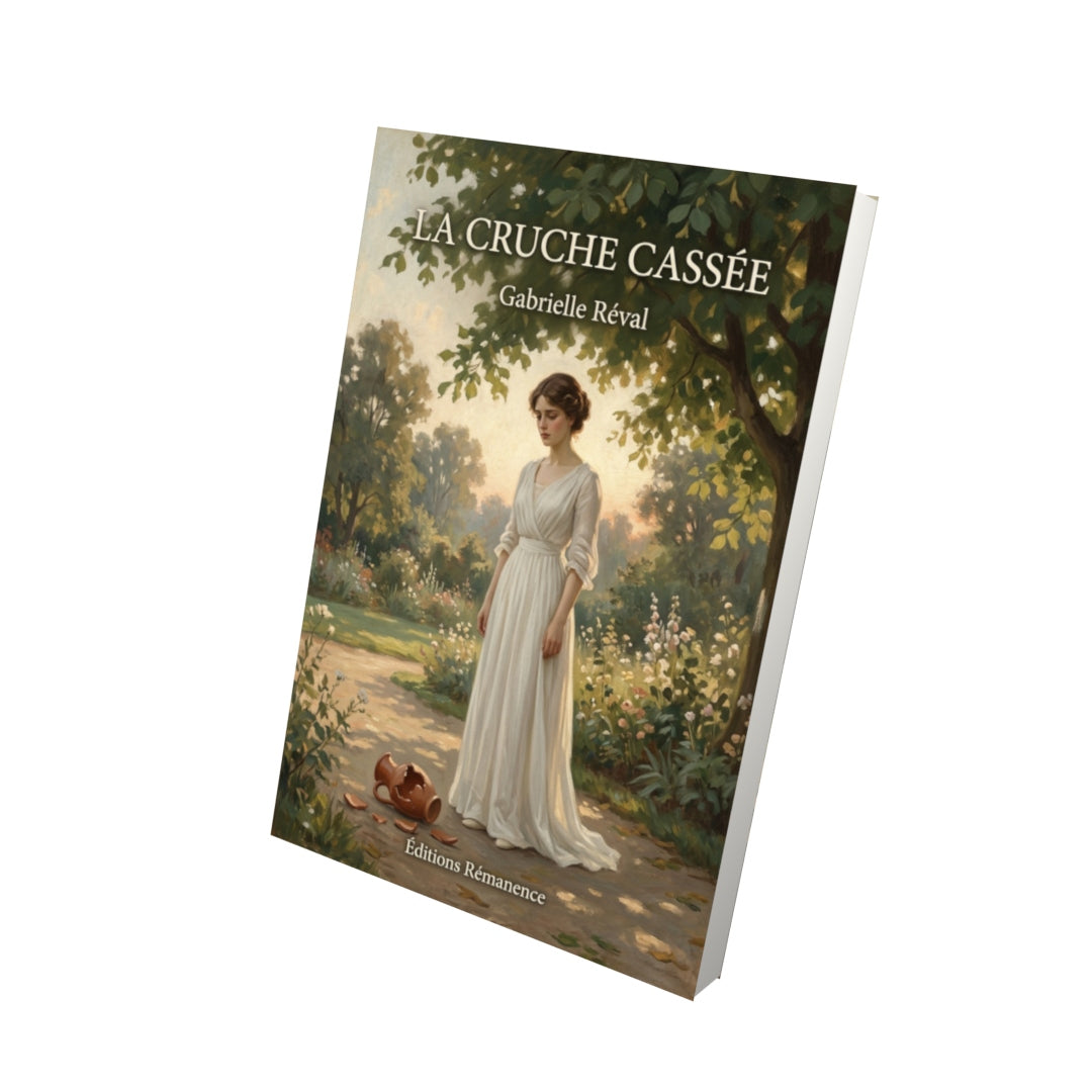 Livre La Cruche cassée par Gabrielle Réval - Vue 3D - Editions Remanence