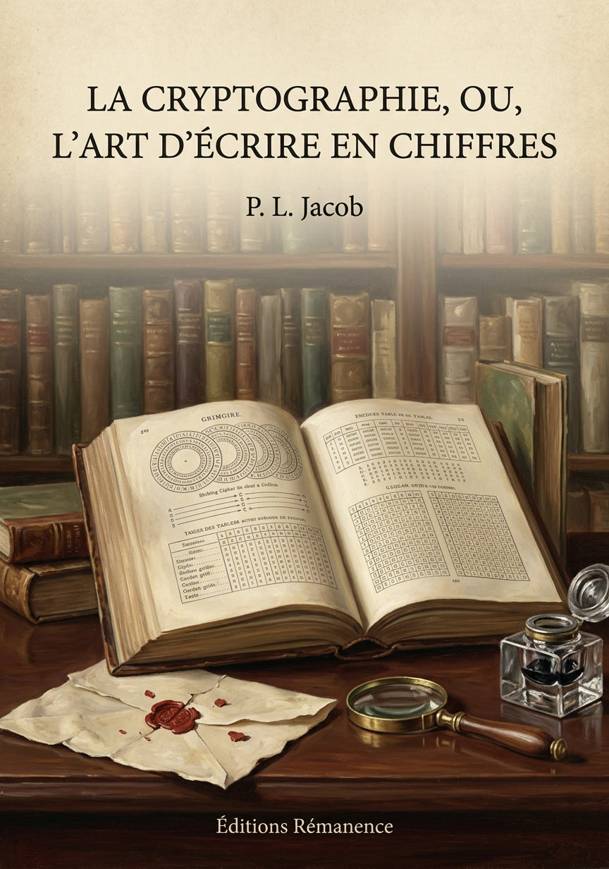 La Cryptographie, ou, l'art d'écrire en chiffres - P. L. Jacob (Couverture)