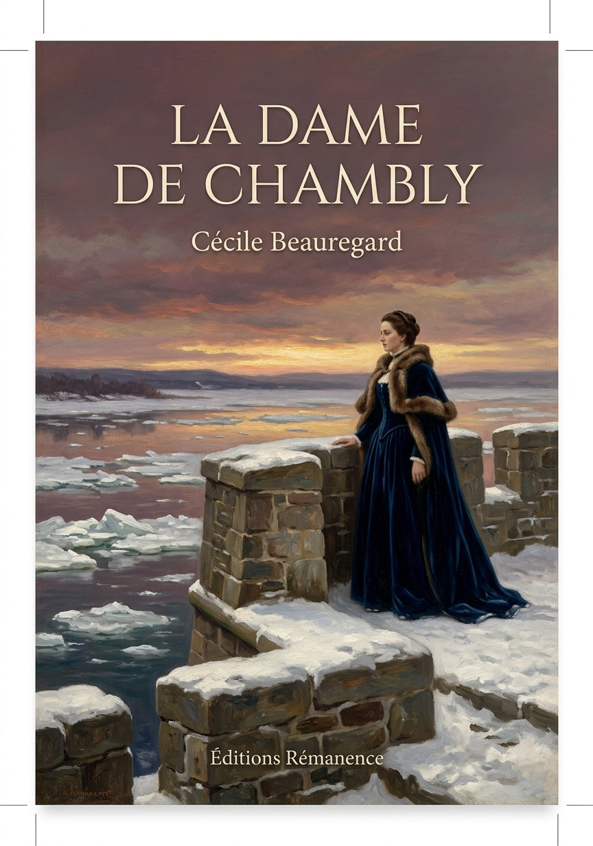 Livre La dame de Chambly par Cécile Beauregard - Couverture - Editions Remanence