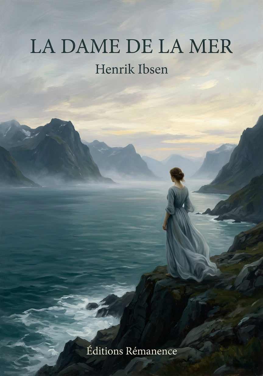Livre La Dame de la Mer par Henrik Ibsen - Couverture - Editions Remanence