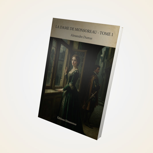 Livre La dame de Monsoreau - Tome 1 - Alexandre Dumas - Couverture 3D