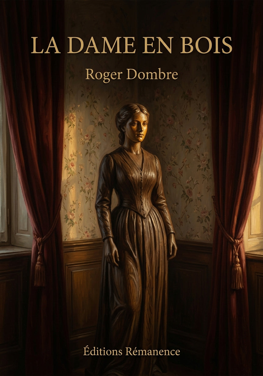 Livre La Dame en bois par Roger Dombre - Couverture - Editions Remanence