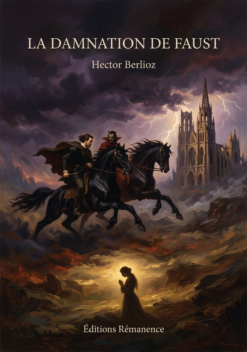 Livre La Damnation de Faust par Hector Berlioz - Couverture - Editions Remanence