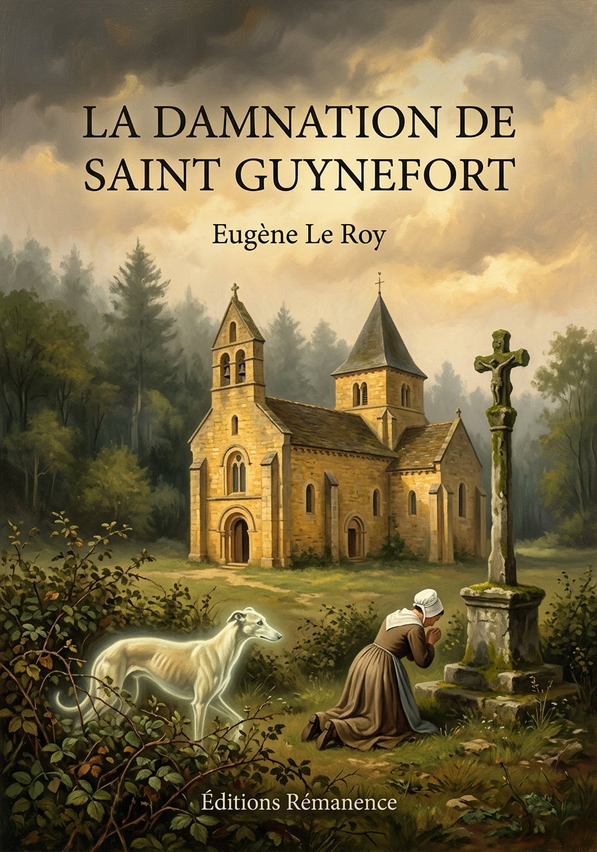 Livre La Damnation de Saint Guynefort par Eugène Le Roy - Couverture - Editions Remanence