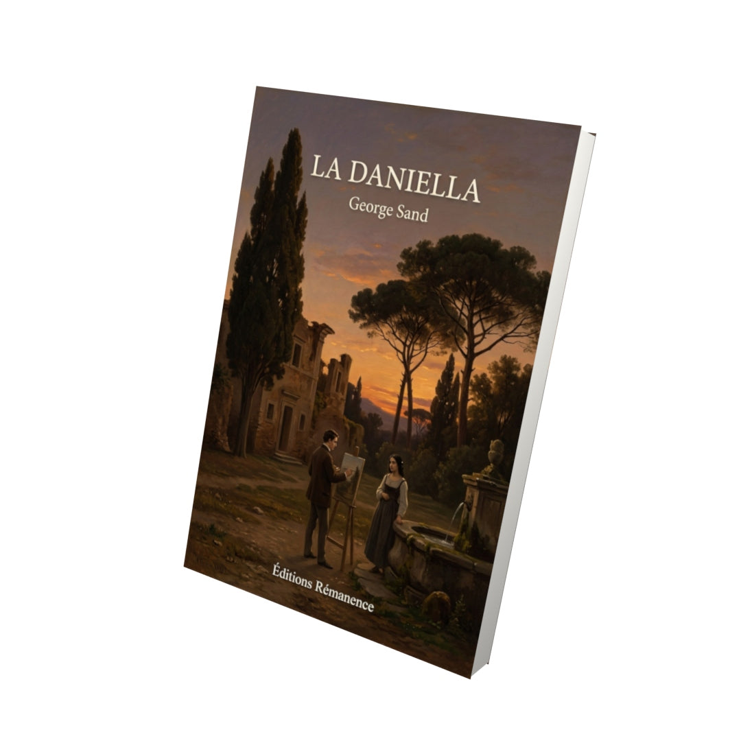 Livre La Daniella par George Sand - Vue 3D - Editions Remanence