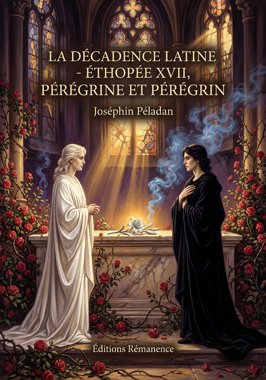 Livre La Décadence latine - Éthopée XVII, Pérégrine et Pérégrin par Joséphin Péladan - Couverture - Editions Remanence