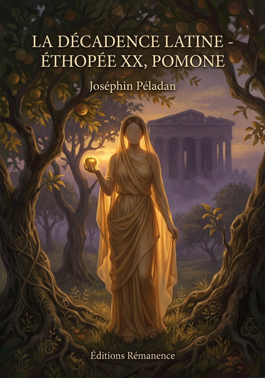 Livre La Décadence latine - Éthopée XX, Pomone par Joséphin Péladan - Couverture - Editions Remanence