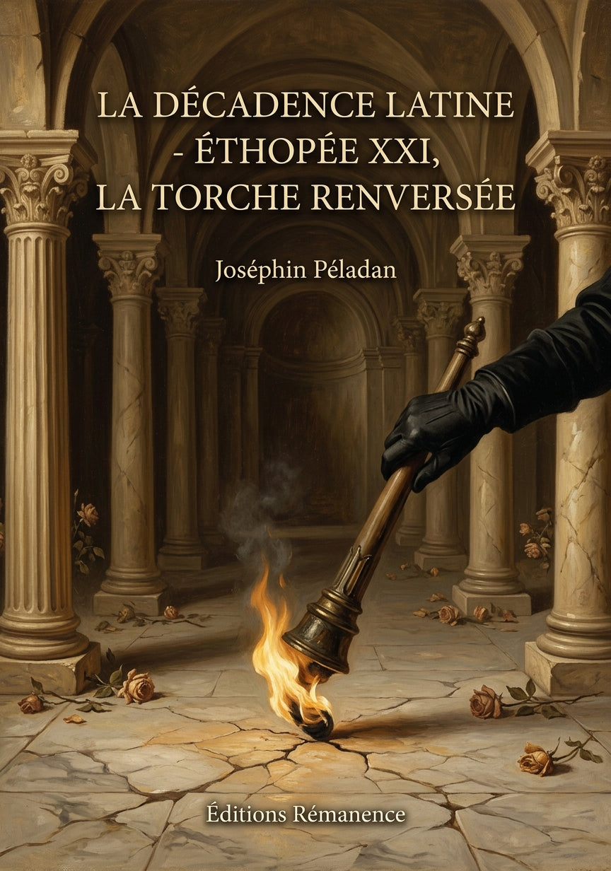 Livre La Décadence latine - Éthopée XXI, La Torche renversée par Joséphin Péladan - Couverture - Editions Remanence