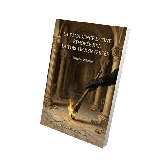 Livre La Décadence latine - Éthopée XXI, La Torche renversée par Joséphin Péladan - Vue 3D - Editions Remanence