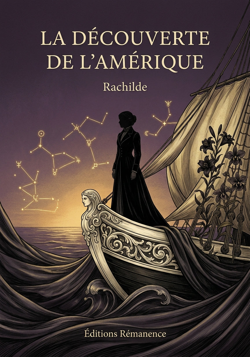 Livre La Découverte de l’Amérique par Rachilde - Couverture - Editions Remanence