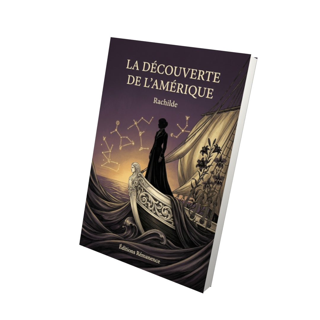 Livre La Découverte de l’Amérique par Rachilde - Vue 3D - Editions Remanence