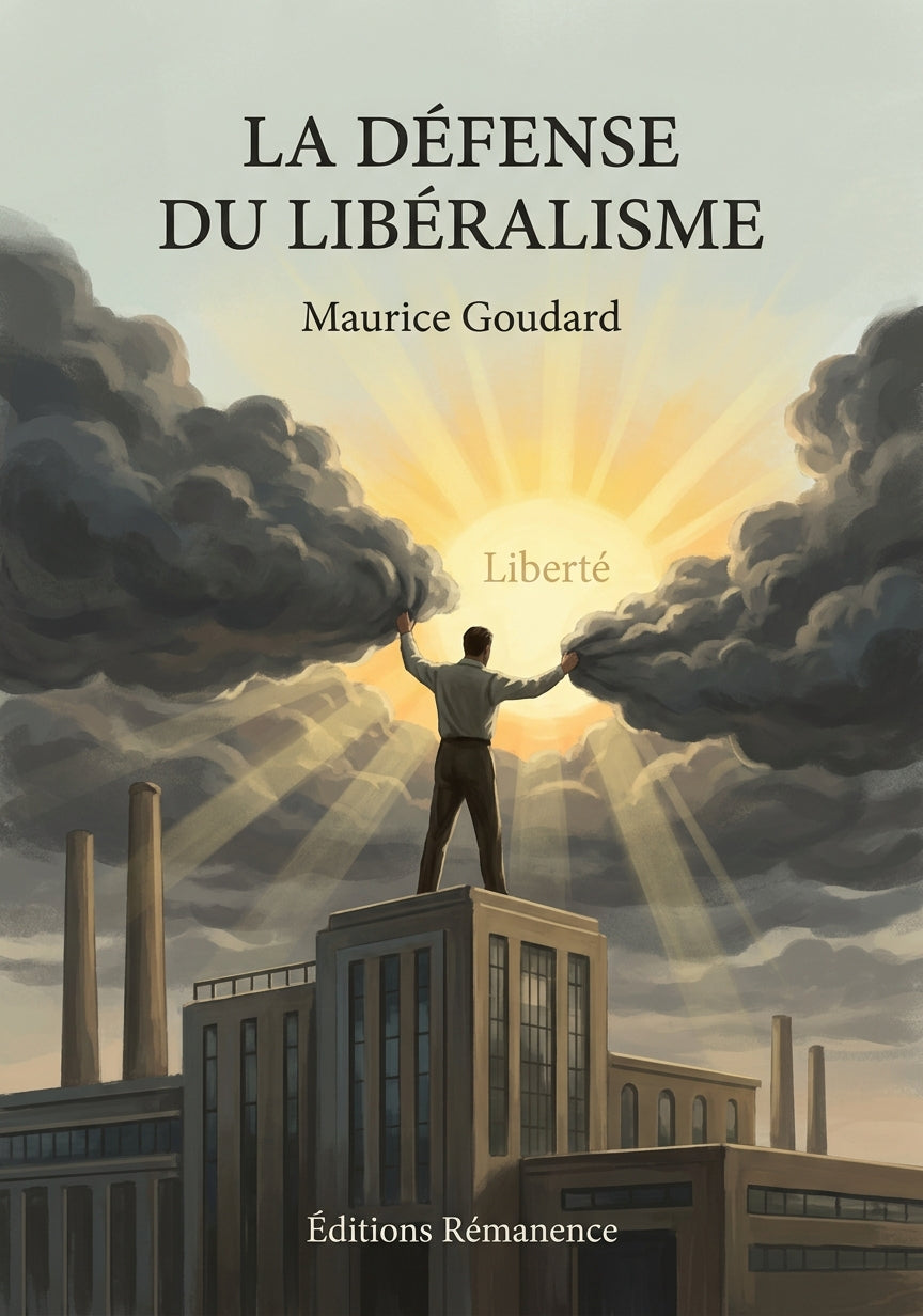 Livre La Défense du Libéralisme par Maurice Goudard - Couverture - Editions Remanence