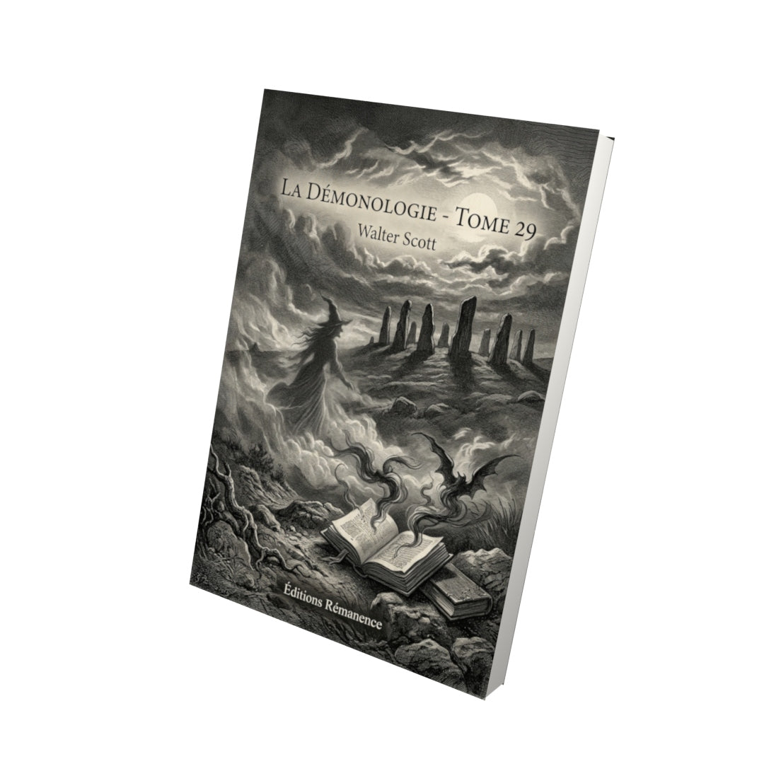 Livre La Démonologie - Tome 29 par Walter Scott - Vue 3D - Editions Remanence