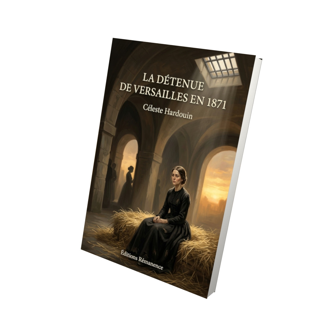 Livre La Détenue de Versailles en 1871 par Céleste Hardouin - Vue 3D - Editions Remanence