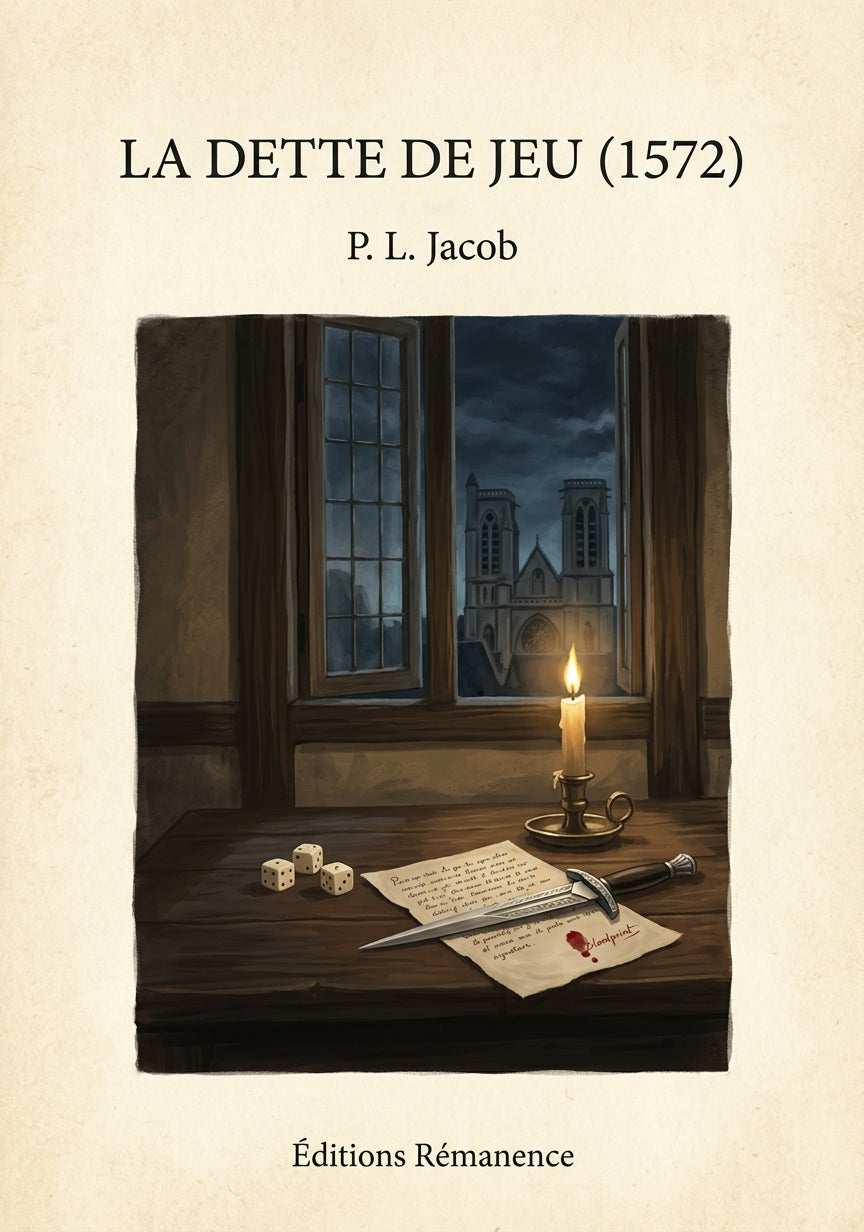 La dette de jeu (1572) - P. L. Jacob (Couverture)