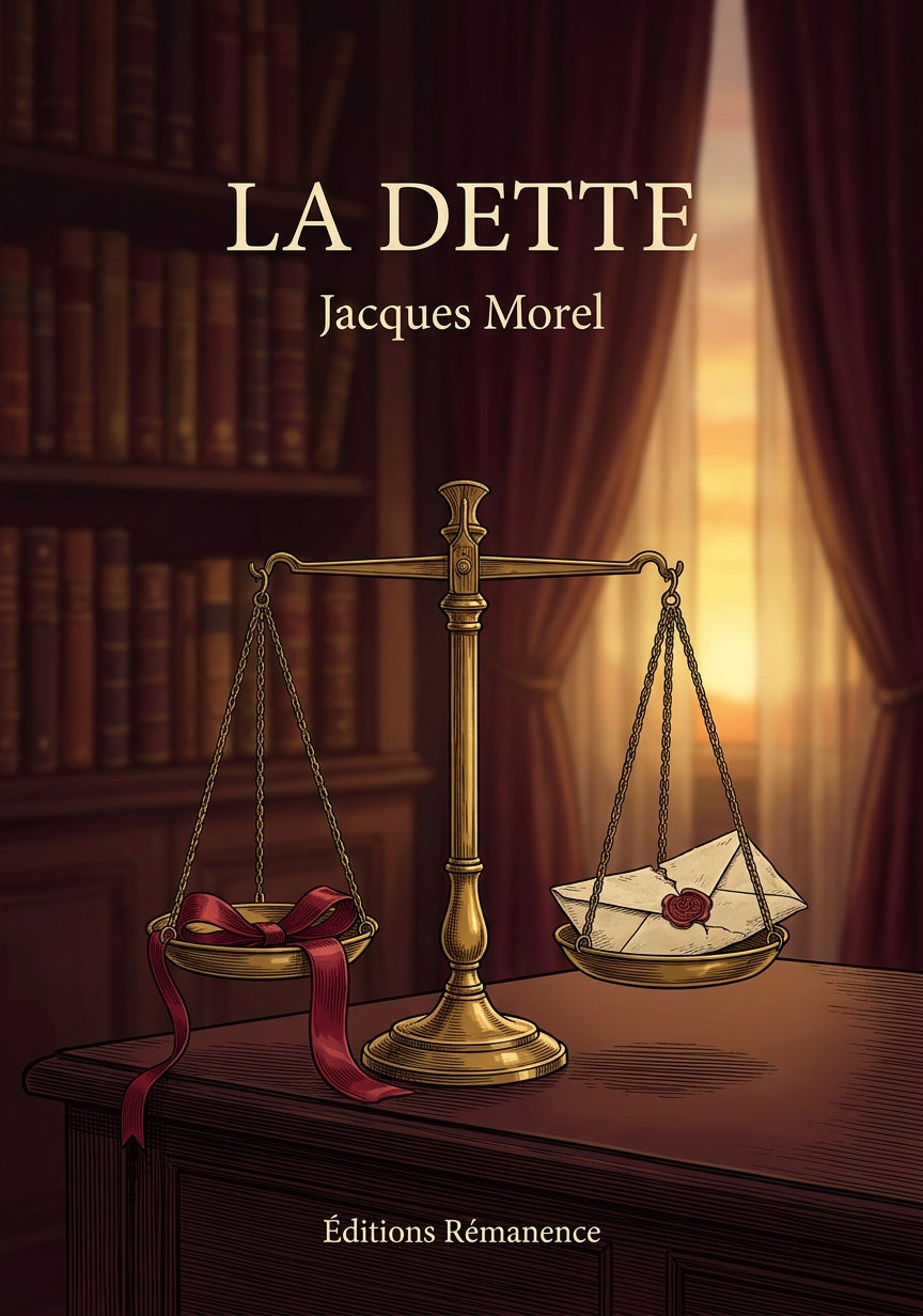 Livre La Dette par Jacques Morel - Couverture - Editions Remanence