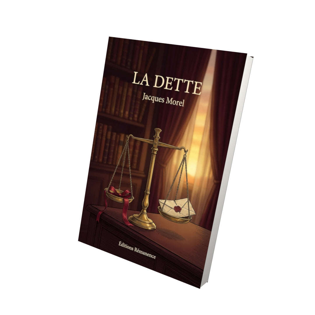 Livre La Dette par Jacques Morel - Vue 3D - Editions Remanence