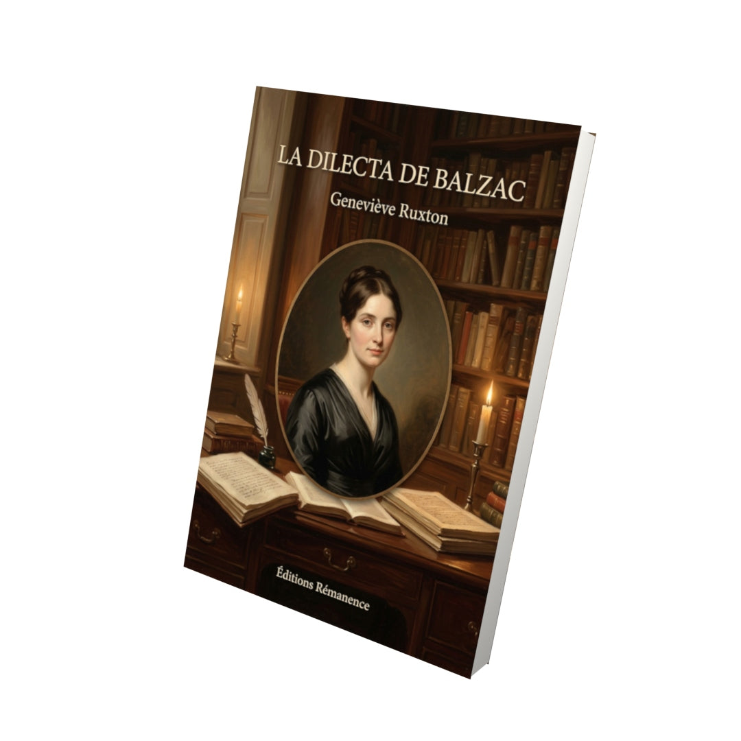 Livre La Dilecta de Balzac par Geneviève Ruxton - Vue 3D - Editions Remanence
