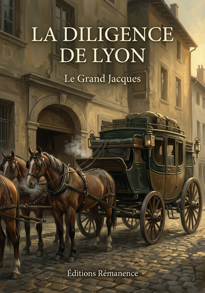 Livre La Diligence de Lyon par Le Grand Jacques - Couverture - Editions Remanence