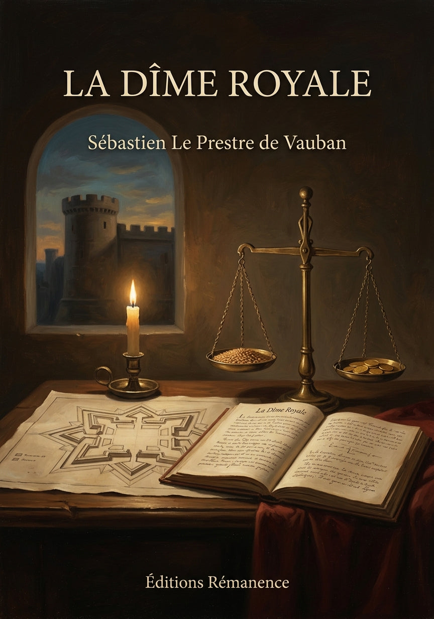 Livre La Dîme royale par Sébastien Le Prestre de Vauban - Couverture - Editions Remanence