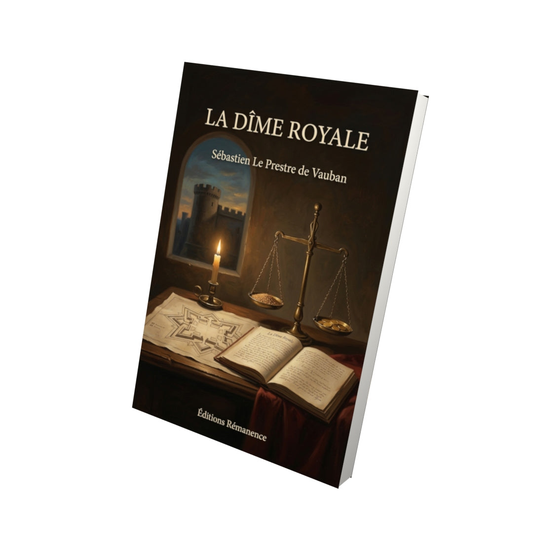 Livre La Dîme royale par Sébastien Le Prestre de Vauban - Vue 3D - Editions Remanence