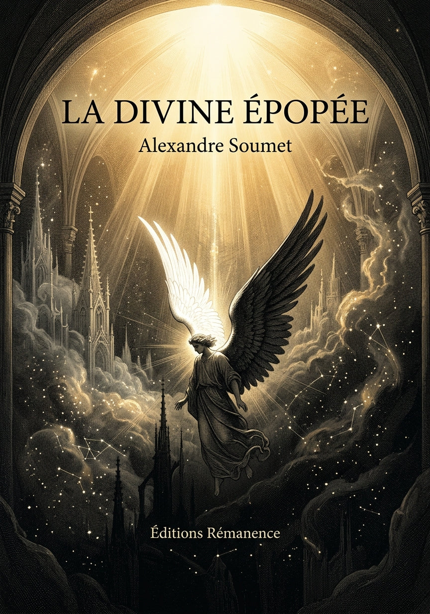 Livre La Divine Épopée par Alexandre Soumet - Couverture - Editions Remanence