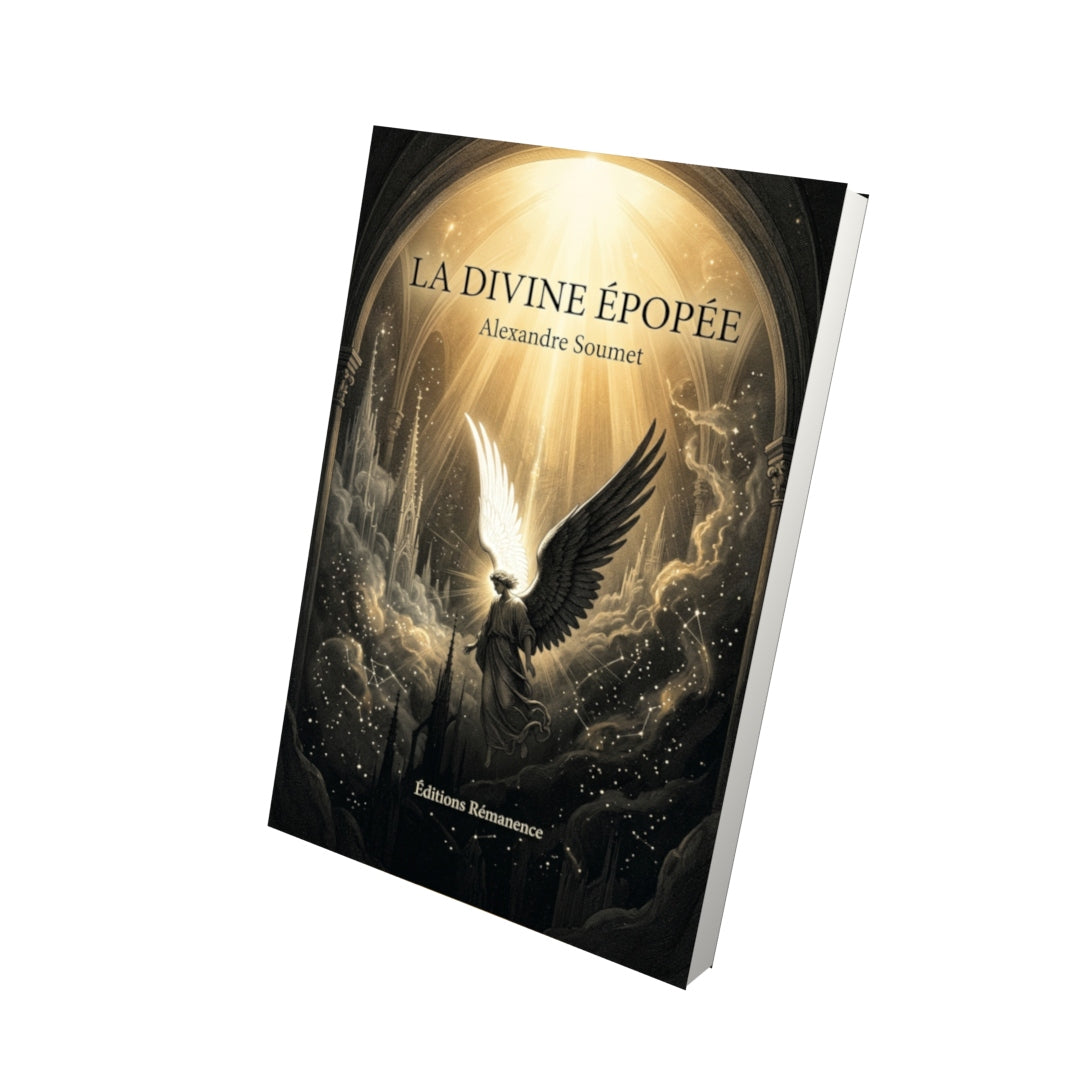 Livre La Divine Épopée par Alexandre Soumet - Vue 3D - Editions Remanence