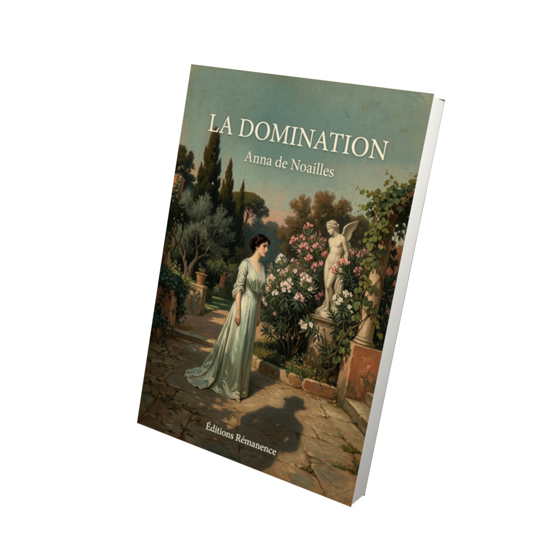 Livre La Domination - Anna de Noailles - Vue 3D - Editions Remanence