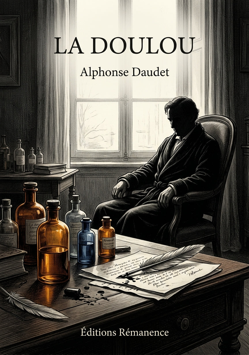 Livre La Doulou par Alphonse Daudet - Couverture - Editions Remanence