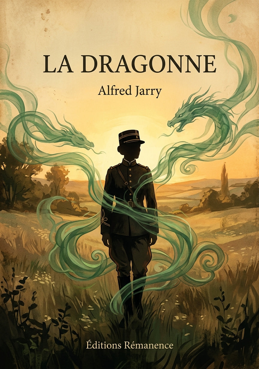 Livre La Dragonne par Alfred Jarry - Couverture - Editions Remanence