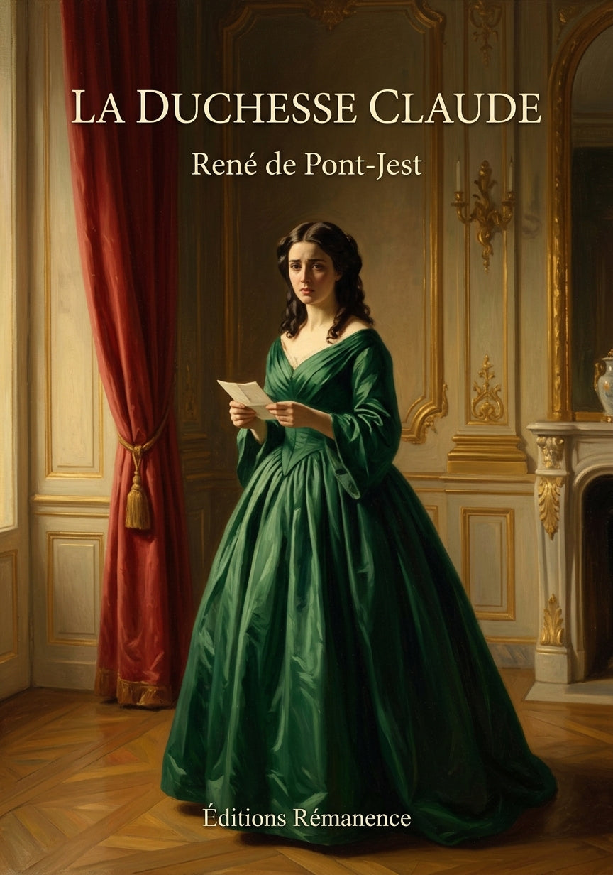 Livre La Duchesse Claude par René de Pont-Jest - Couverture - Editions Remanence